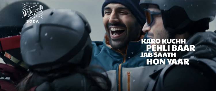 House of McDowell’s Soda Celebrates Firsts in Friendship Ft. Brand ambassador Kartik Aaryan in New ‘Yaaron Wali Baat 2.0’ Campaign