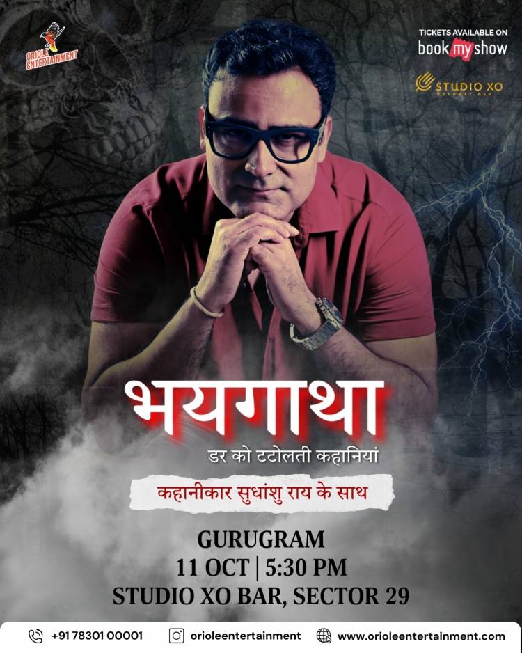 Actor-Filmmaker Sudhanshu Rai to Bring Chills Alive with Bhaygatha Live in Gurugram