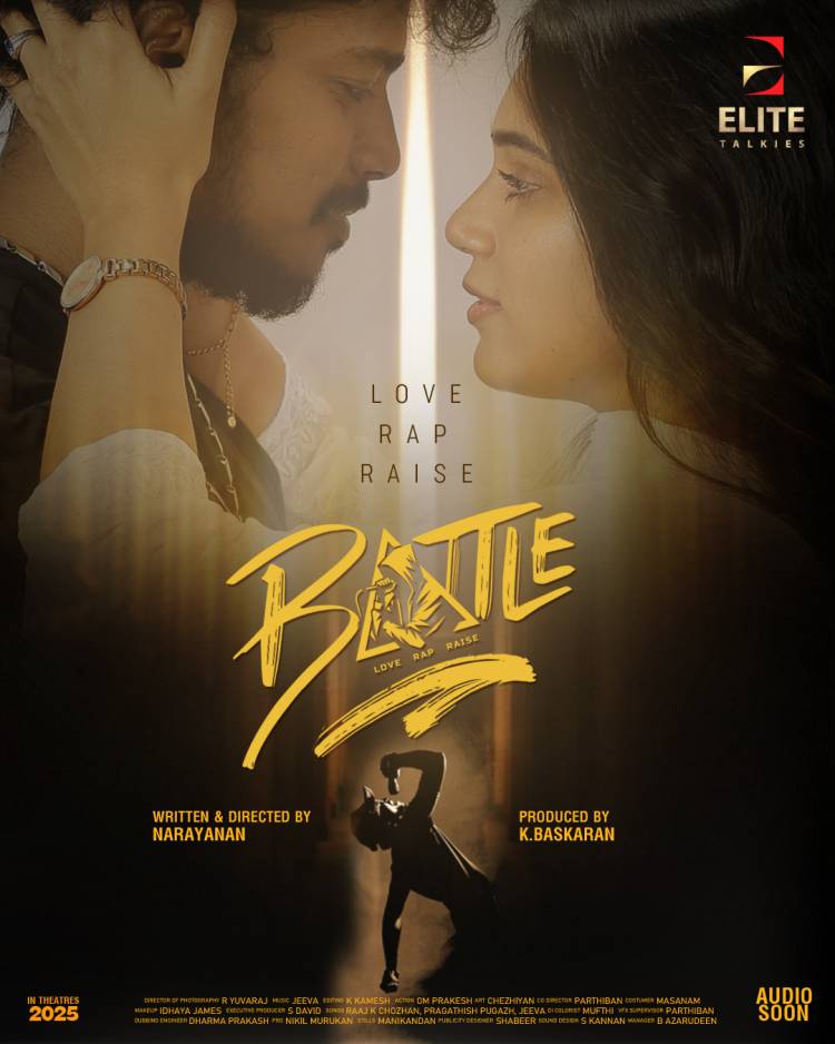 எலைட் டாக்கீஸ் கே. பாஸ்கரன் தயாரிப்பில் நாராயணன் இயக்கத்தில் அன்புடன் அர்ஜுன், ஆராத்யா நடிக்கும் 'பேட்டில்' ('Battle')