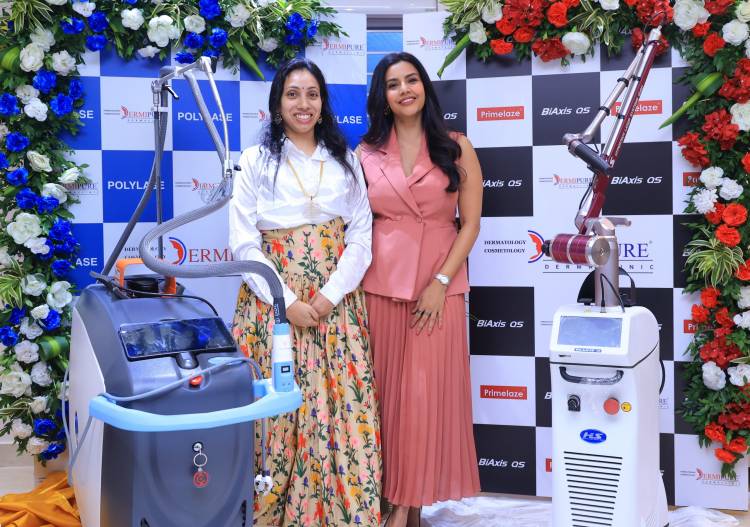 டெர்மிபியூரில் புதிய தலைமுறை லேசர் தொழில்நுட்பங்களை திறந்து வைத்தார் நடிகை பிரியா ஆனந்த்