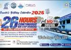 26 Hours Continuous Non-Stop Swimming – Anti-Drug Awareness Initiative as part of the Founder’s Birthday Celebration 2026