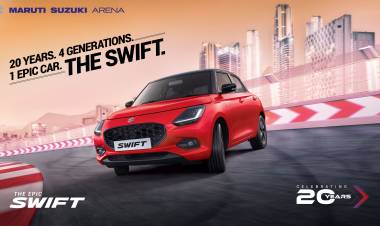 4 Generations of Driving Exhilaration: Maruti Suzuki Swift Celebrates 20th Anniversary