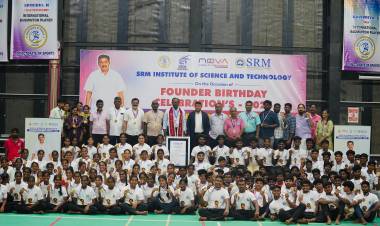 SRMIST Creates Nova World Record in 25-Hour Surya & Chandra Namaskar Marathon, Anti-Drug Campaign