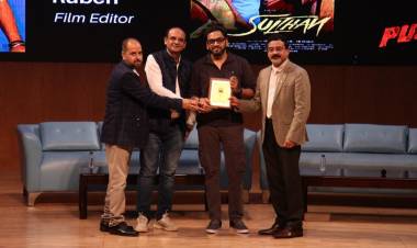 Ruben Inspires at Amity University Mumbai Panvel ’s Film Fest