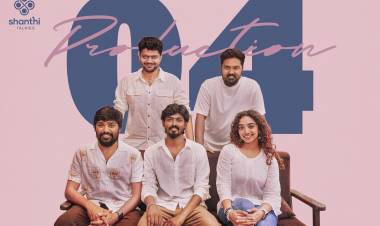 *சாந்தி டாக்கீஸ் வழங்கும் ஃபைனலி பாரத், ஷான்வி மேக்னா நடிக்கும் ’புரொடக்‌ஷன் நம்பர். 4’!*