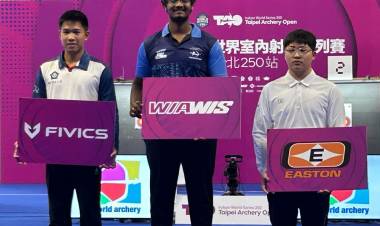 SRMIST Archer Wins Gold at Chinese Taipei Indoor World Archery Series 2025