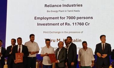  Reliance Industries is set to invest Rs. 11,000 crores in the Bio Energy sector across the southern districts.