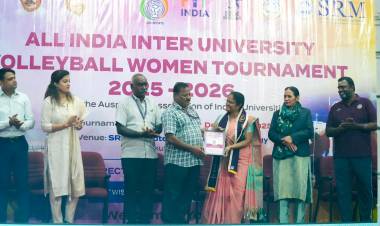 DAY 1 Morning Inauguration & Results- All India Inter University Volleyball Women Tournament 2025–2026