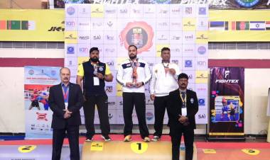 Sudhir Saxena Clinches Silver Medal for India at 5th India Open International Kickboxing Cup 2026