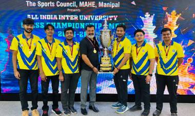 SRMIST Men’s Chess Team Creates History with 6th Consecutive Gold at All India Inter University Championship