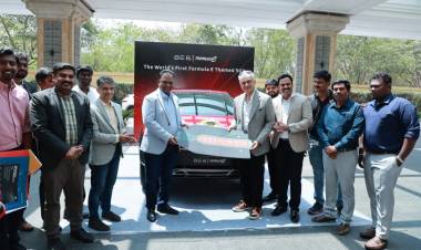  Actor-turned-racer Ajith Kumar takes delivery of Mahindra BE 6 Formula E Edition