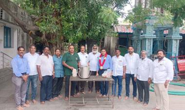 அரிமா ஆண்டின் முதல் நாளை முன்னிட்டு சிறப்பு அபிஷேகம் மற்றும் அன்னதானம்