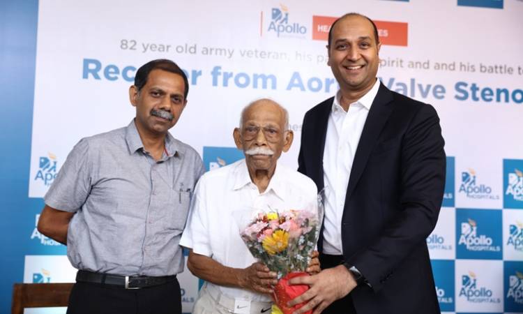 Apollo Hospitals Chennai Gifting a new lease of life to a 82 year-old EX Army Major General