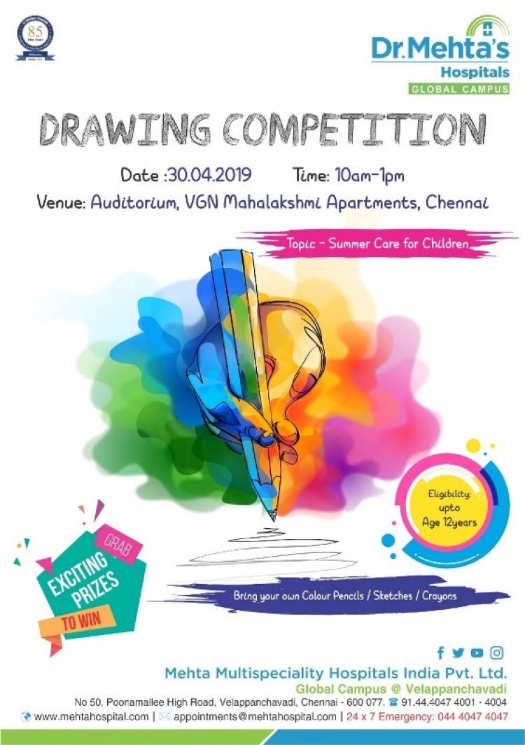 Drawing Competition - Dr. Mehta's Multi - speciality Hospitals
