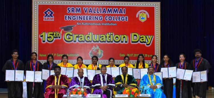 15th Graduation Day in SRM Valliammai Engineering College