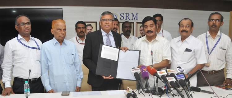 SRM Awards Scholarships to 300 Students from Perambalur Constituency