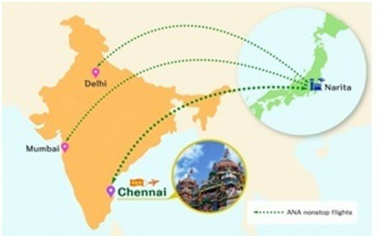 All Nippon Airways to begin flights from Tokyo to Chennai 