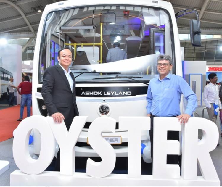 Ashok Leyland Launches its Next GenerationA.C. Midi-Bus – Oyster, in India