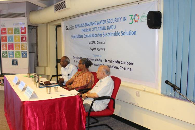 Ensuring water security in Chennai