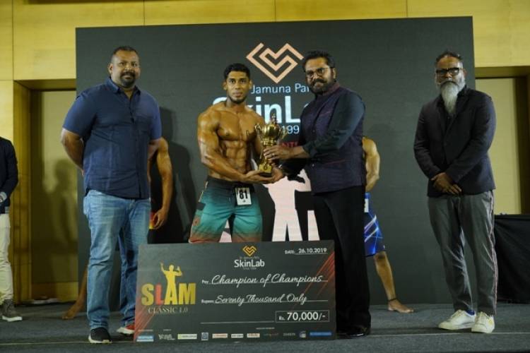 Actor R Sarath Kumar present as Chief Guest at SLAM Lifestyle and Fitness Studio