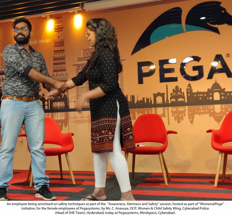 Pegasystems hosts SHE Team, Hyderabad to spread awareness on “Women Safety Practices & Self-Defence Techniques”