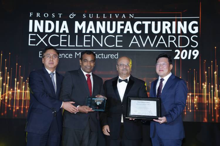 Hyundai Motor India Limited wins  ‘Indian Manufacturer of the Year – 2019’ and ‘Smart Factory Award’ at the India Manufacturing Excellence Awards