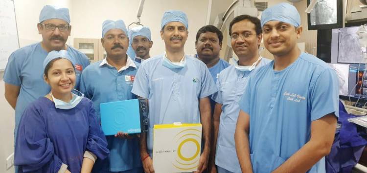 Apollo Performs India’s first Rotashock using Shockwave Lithoplasty