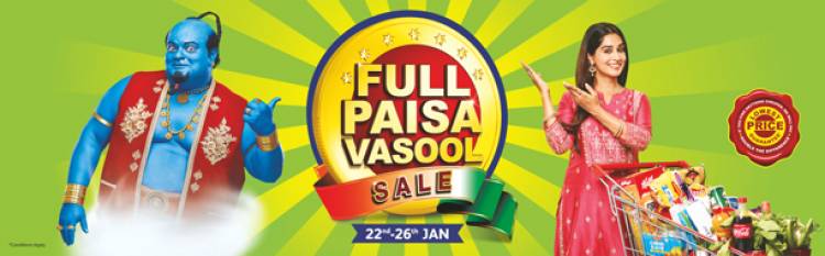 The Full Paisa Vasool Sale by Reliance Fresh & Smart is back