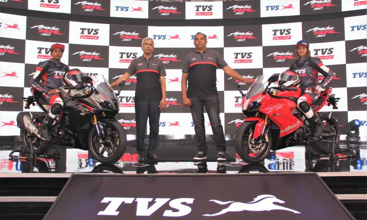 TVS Motor Company to Launch the TVS Apache RR310 BS-VI 2020 motorcycle 