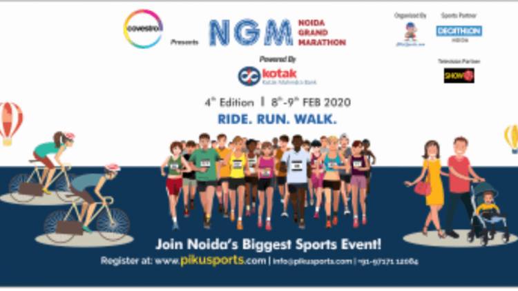Over 3500 citizens participate in the 4th edition Noida Grand Marathon