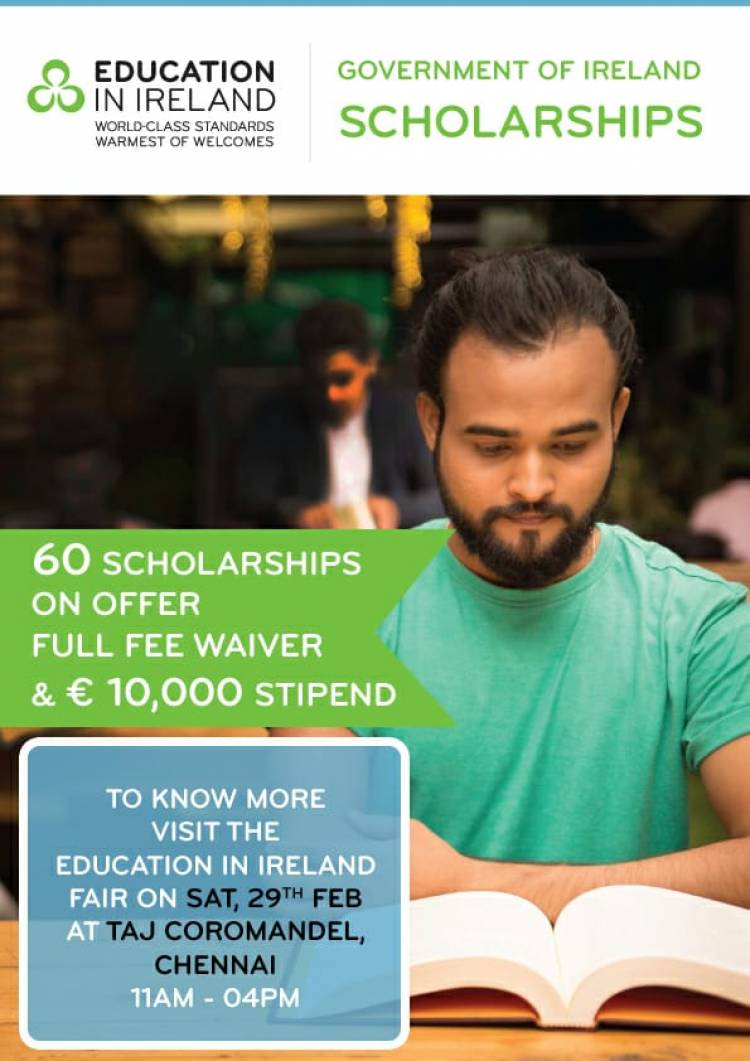 Government of Ireland brings its leading Irish institutes together for theEducation Fair in Chennai