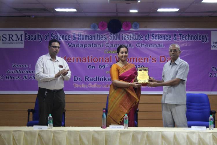 International women's day celebration -@ SRMIST Vadapalani Campus 
