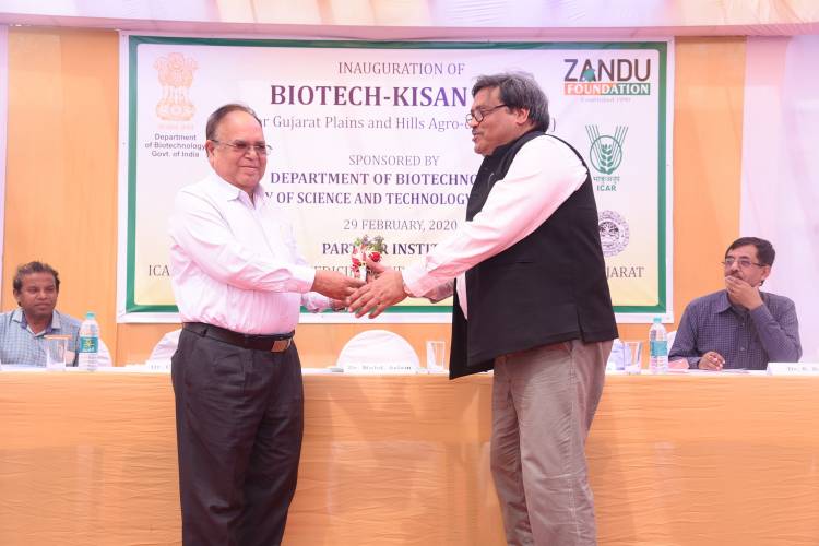 Zandu Foundation for Health Care (ZFHC) starts the 1st Biotech-KISAN Hub of Gujarat at Ambach