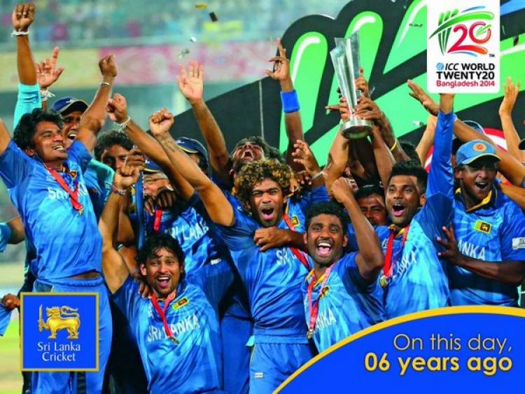 On this day in 2014:SL defeated India to lift its first T20 WC