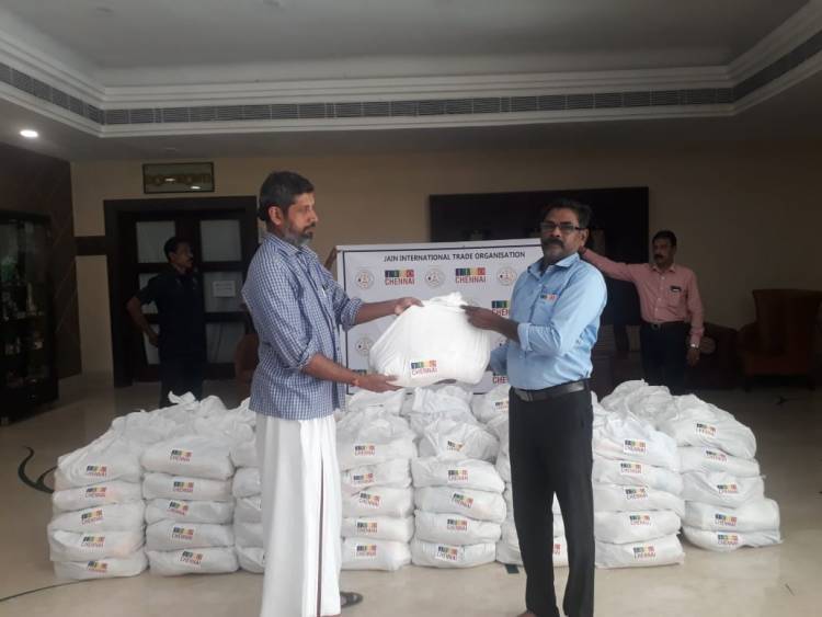 JITO Chennai Chapter donating groceries 