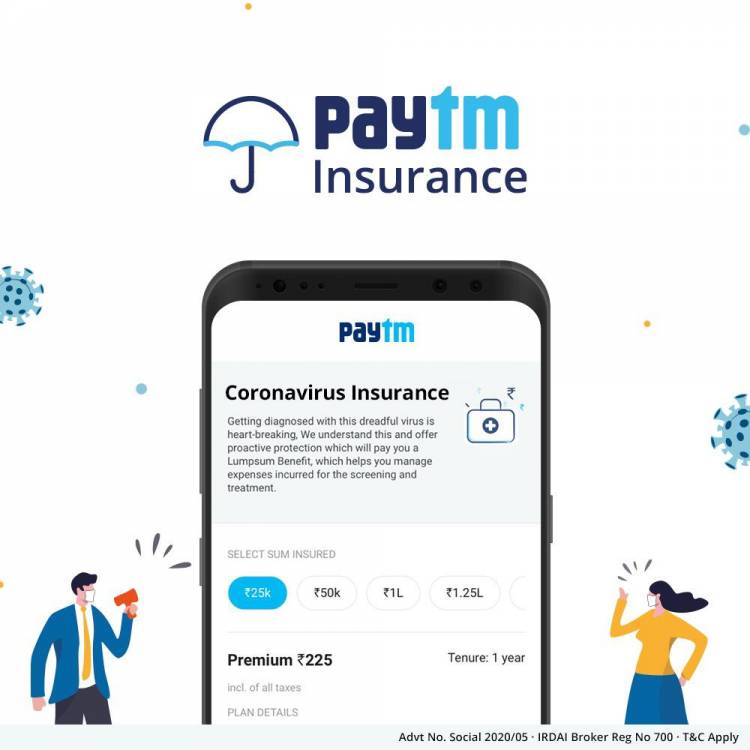 Paytm's new COVID-19 insurance covers loss of pay, quarantine expenses, and treatment costs