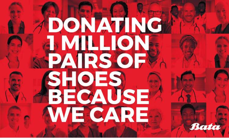 Bata donates 1 million pairs of shoes to health care workers, volunteers and their families