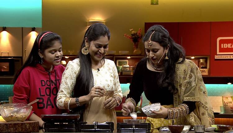 Celebrities Kavitha and GayathiriPriya set to cook a scrumptious treat in COLORS Kitchen