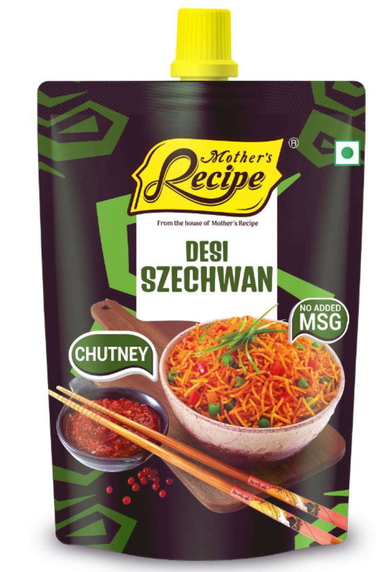 Mother’s Recipe introduces its newly launched spout pack Szechwan chutney