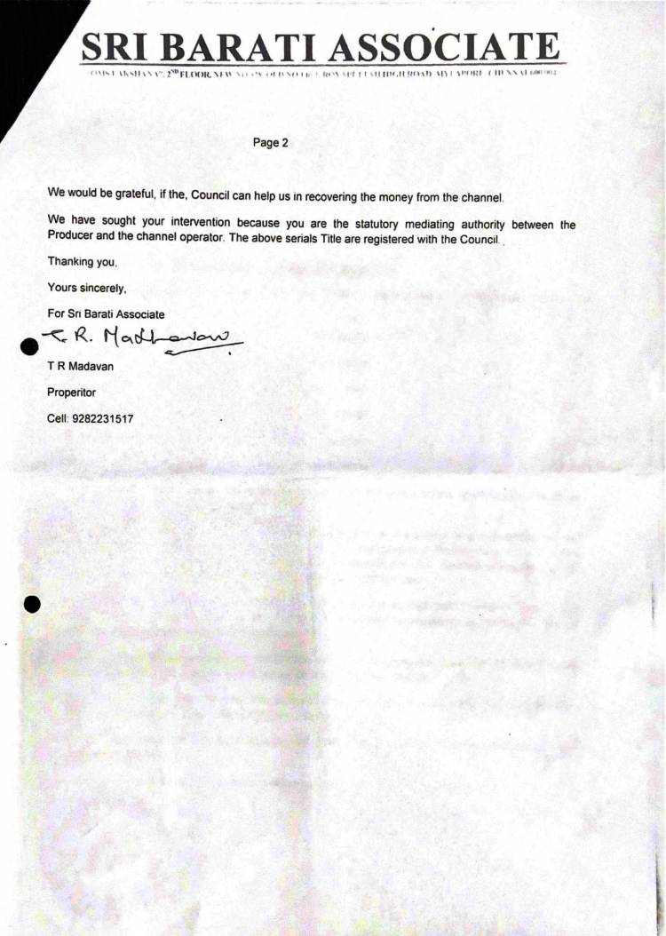 ஜெராக்ஸ் பத்திரத்தை வைத்துக்கொண்டு ராஜ் டிவி இயக்குனர் ரவீந்திரன் கோடிக்கணக்கில் மோசடி?