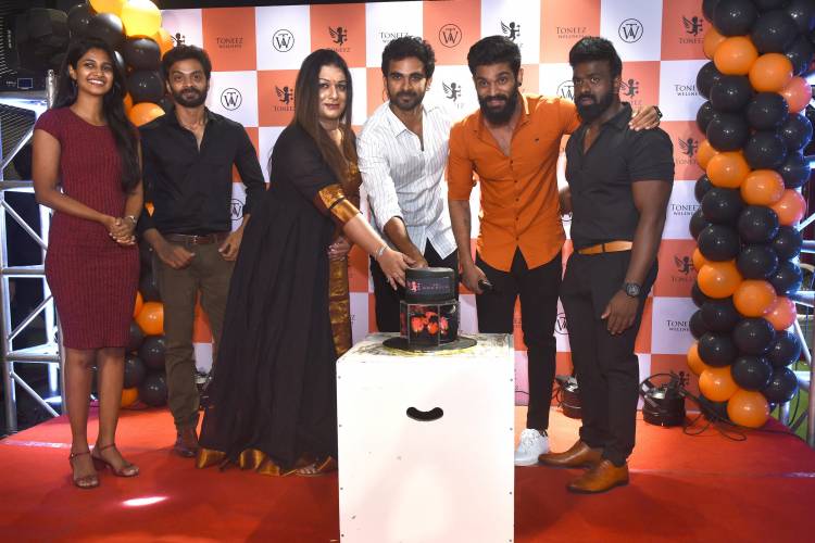 Apsara Reddy ropes in special kids to inaugurate TONEEZ Wellness by two times Mr. World Title winner Mr. Manikandan, specialized in Nutrition & Supplements focusing on providing all necessary products for your fitness journey at Kattupakkam, Chennai 56