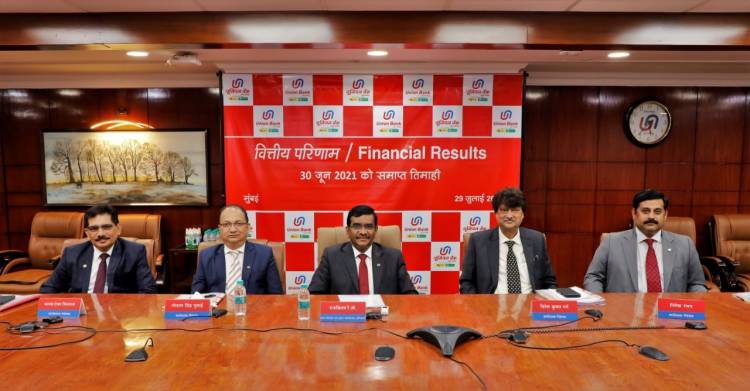 The Board of Directors of Union Bank of India today approved the accounts of the Bank for the Quarter ended June 30, 2021.