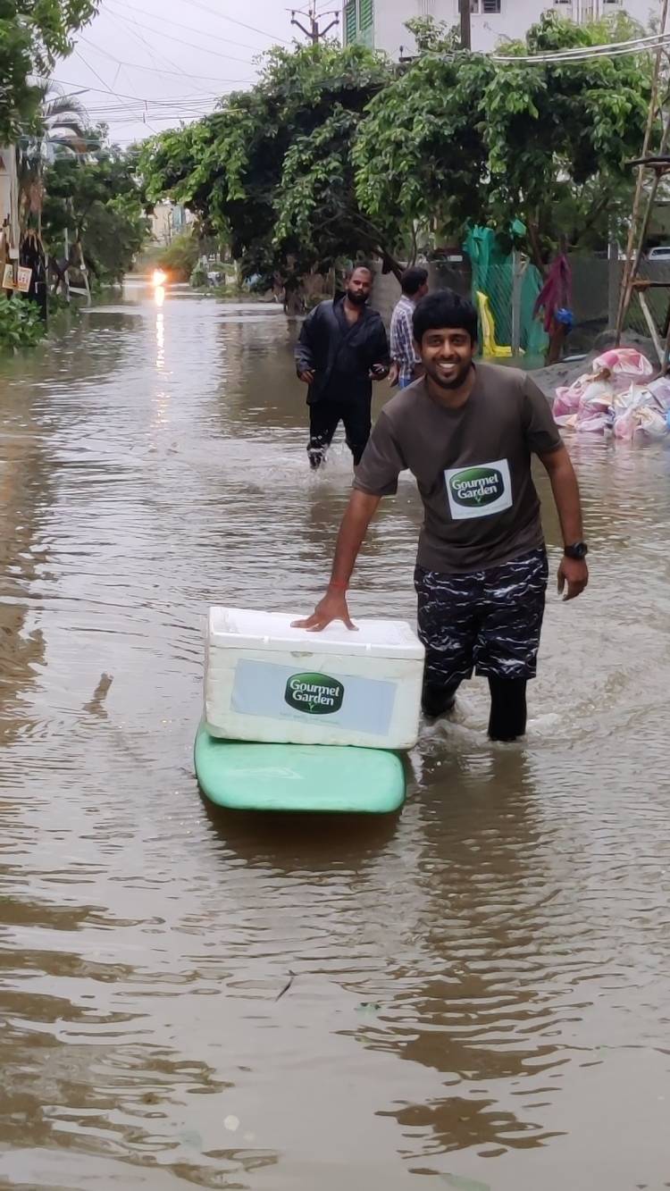 "Gourmet Garden during Chennai Floods"