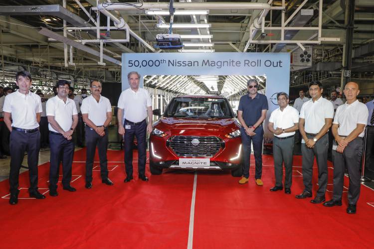 50,000th Big, Bold, Beautiful Nissan Magnite rolls-out
