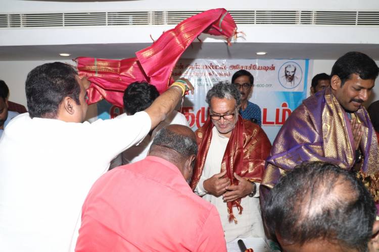 "நடிகர் சங்க புதிய நிர்வாகிகளுக்கு., 'சினிமா பத்திரிகையாளர் சங்கம் ' சால்வை அணிவித்து வாழ்த்து !!"