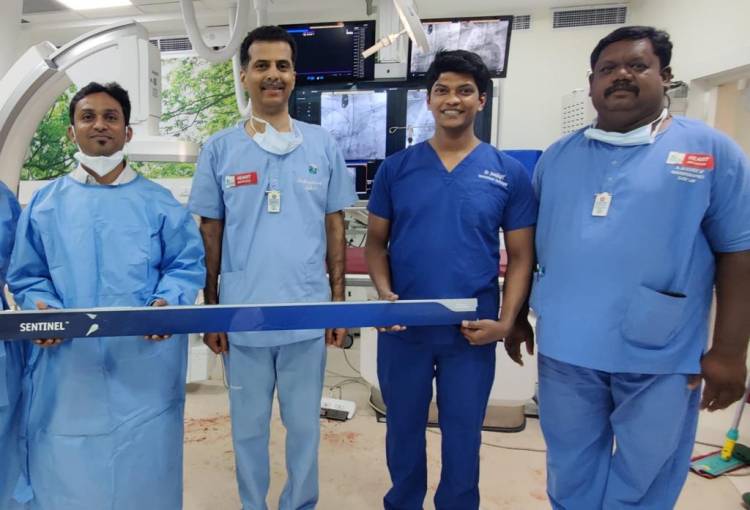 Apollo Hospitals Chennai is first in South India to use SENTINELTM Device designed to reduce risk of Stroke during Heart Valve Replacement Procedure