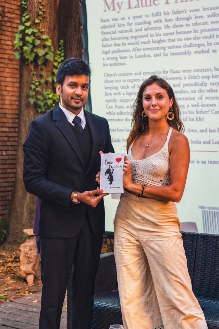 'MY LITTLE PRINCESS' Book by International Lawyer and Author Harihara Arun Sankar  was launched Globally by Italian Supreme Court Judge Maria Daniela Borsellino in presence of various other delegates including the Italian Olympic Commission Member Elena Pantaleo at the Via  Della Pentienza in Rome, Italy