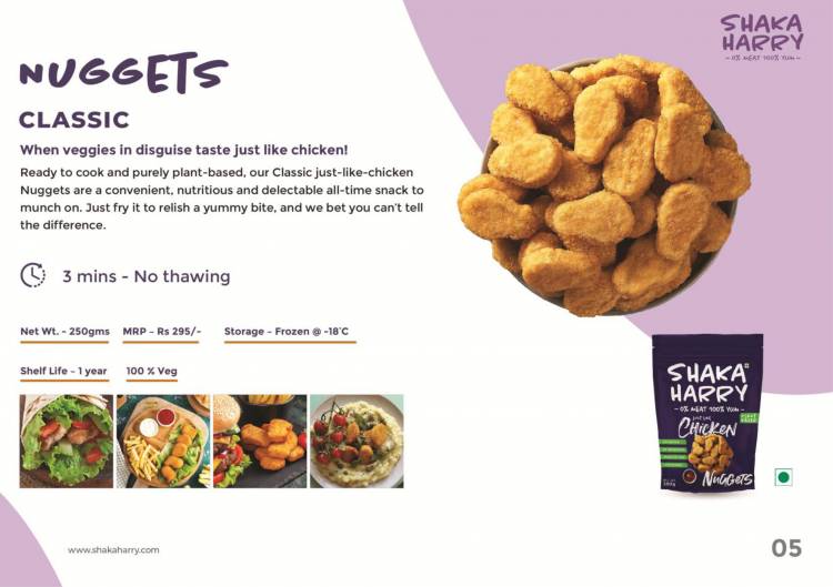 Shaka Harry, best performing plant-based meat brand raises seed funding of US$ 2 Million led by Better Bite Ventures, Blue Horizon and Panthera Peak