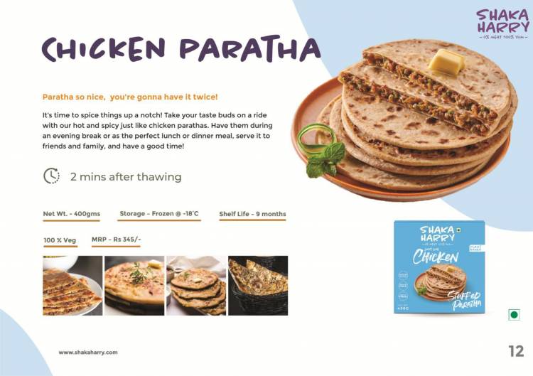 Shaka Harry, best performing plant-based meat brand raises seed funding of US$ 2 Million led by Better Bite Ventures, Blue Horizon and Panthera Peak