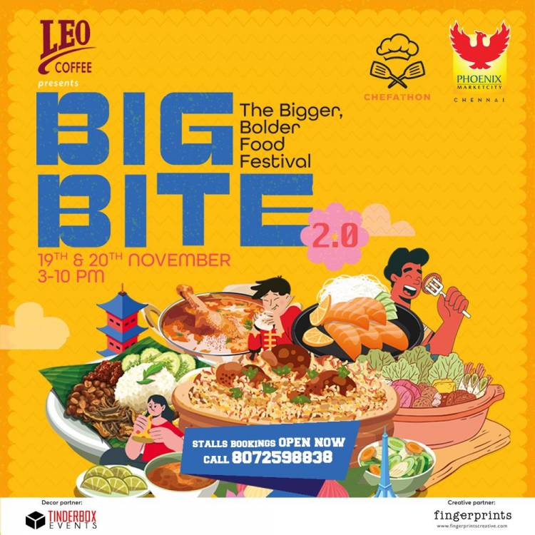 Phoenix Marketcity will host the Big Bite 2.0 food festival for foodies in the city this weekend